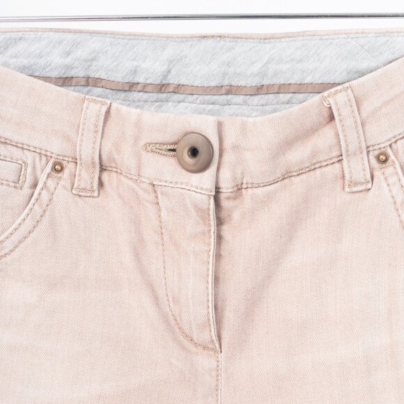 Brunello Cucinelli Light-Brown Washed Stretch-Denim Skinny Jeans - Picture 8 of 13